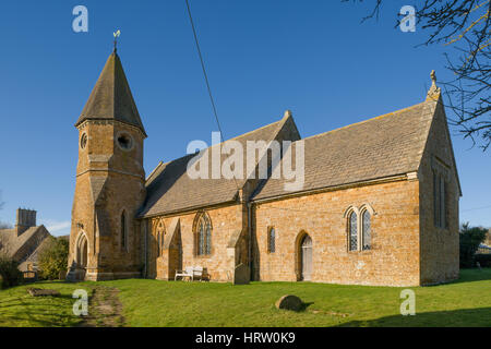 St. John`s Church, Barford St. John, Oxfordshire, England, United Kingdom Stock Photo